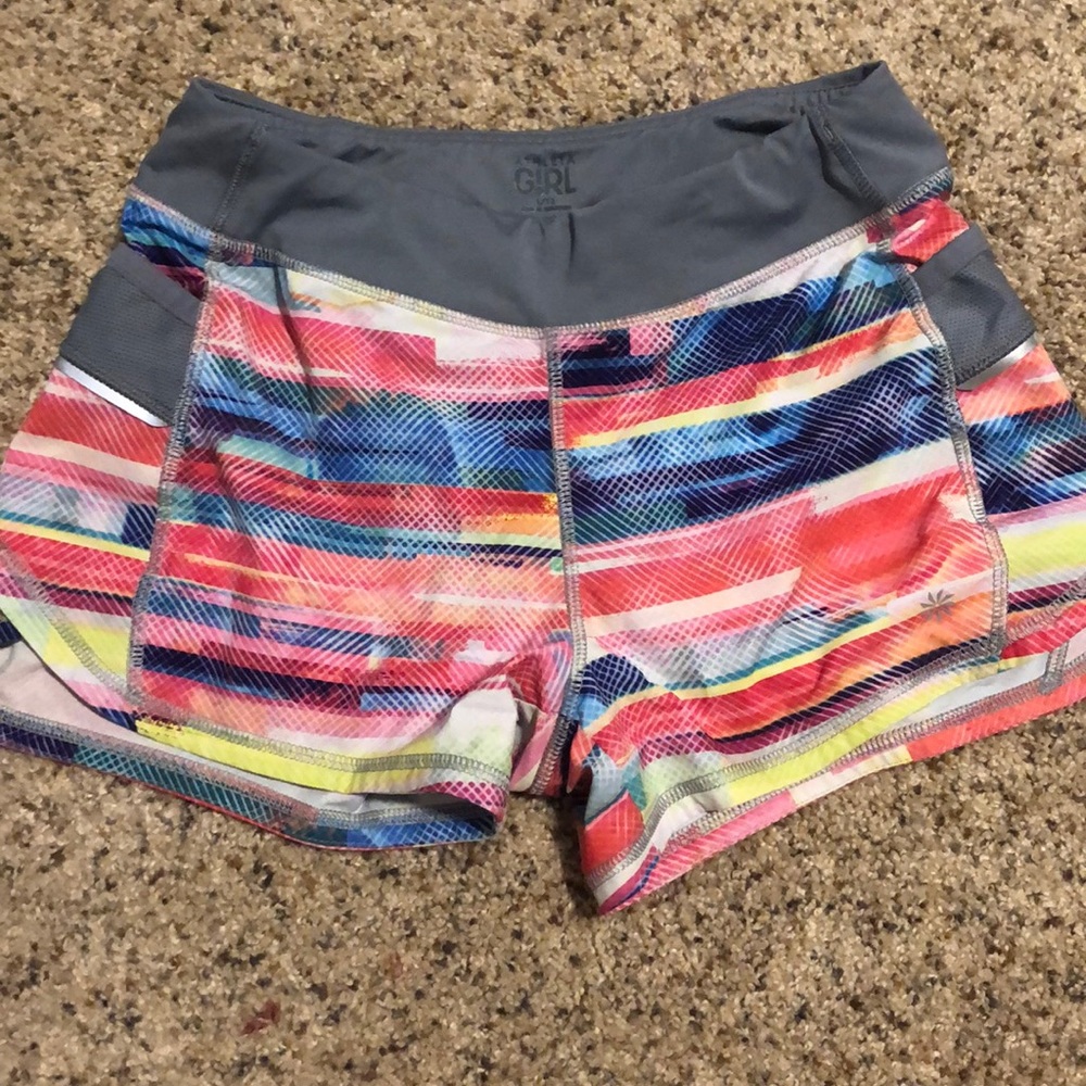 Athleta girls running shorts